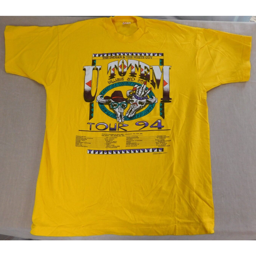 Vintage Williams and Ree Comedian Duo 1994 Tour Shirt
